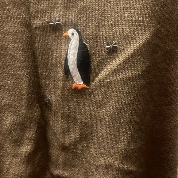 Tiara Brown Knit Sweater - Picture 6 of 7